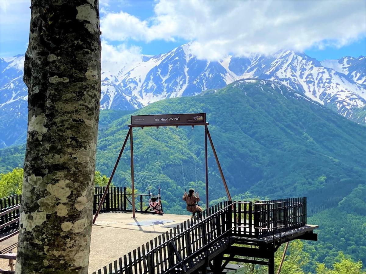 白馬パウダーマウンテン Hotel Hakuba Bagian luar foto